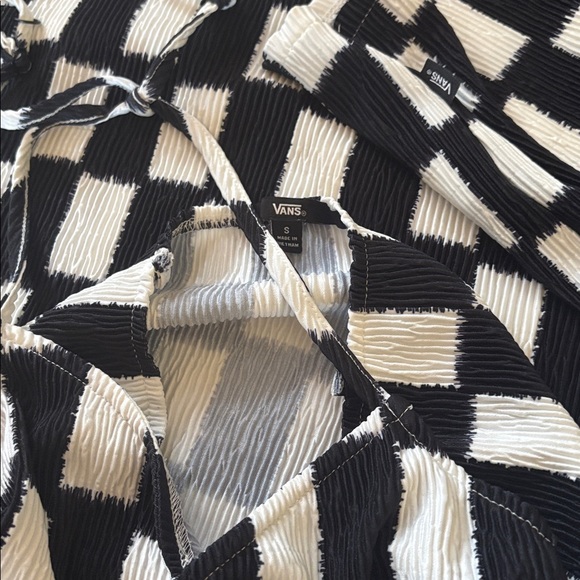 Vans Black and White Checkered loose fitting Dress small - Picture 4 of 5